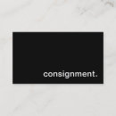 Search for consignment business cards Plain