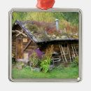 Search for log cabin christmas tree decorations Landscape