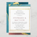 Search for teal and copper wedding invitations Turquoise