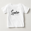 Search for modern baby shirts Baby girl