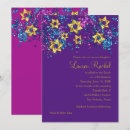 Search for colourful confetti invitations Turquoise