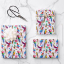 Search for in heaven wrapping paper Parrots