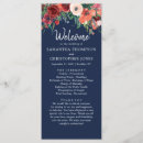 Search for burgundy wedding programmes Ceremony