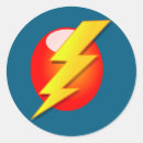 Search for lightning bolt stickers Superhero