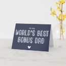 Search for bonus dad cards Typography