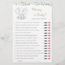 Search for baby shower elephant games Guessing