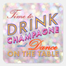 Search for pink champagne stickers Party