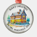 Search for cabin christmas tree decorations Snow
