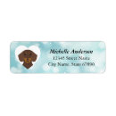 Search for dachshund return address labels Puppy