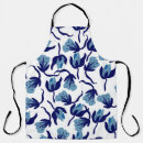 Search for blue floral wedding aprons Pattern