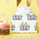 Search for cacti wrapping paper Flower pot