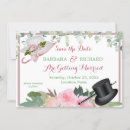 Search for floral wedding save the dates Script calligraphy