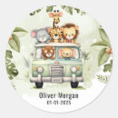 Search for jungle animal baby shower stickers For kids