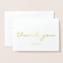 Search for real foil thank you cards Modern