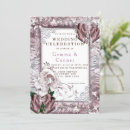 Search for lilac lace wedding invitations Pink