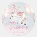 Search for pony birthday stickers Pink