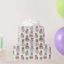 Search for vintage dress wrapping paper Girl