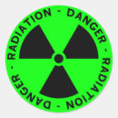 Search for nuclear physics stickers Radiation