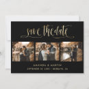 Search for elegant gold save the dates Black and gold