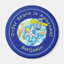 Search for astronauts magnets Cartoon