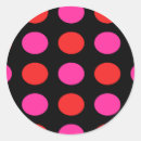 Search for red polka dot stickers Circles