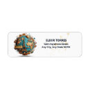 Search for world map return address labels Adventure awaits