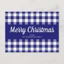 Search for blue plaid pattern cards Modern