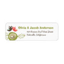 Search for cute couple return address labels Whimsical