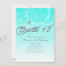 Search for sky blue sweet 16 invitations Modern