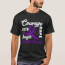 Search for domestic violence ribbon tshirts Cure