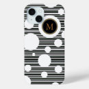 Search for cool black white design iphone cases Monogrammed