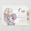 Search for pink elephant birthday invitations Balloon