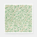 Search for vintage botanical print napkins William morris
