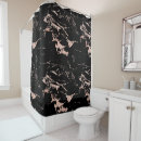 Search for rose gold marble shower curtains Girly