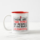 Search for two types of people mugs Funny