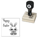 Search for happy easter rubber stamps Bunny