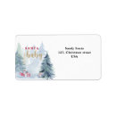 Search for winter landscape return address labels Snow