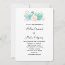 Search for pink floral wedding invitations Green