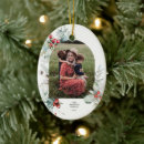 Search for floral as christmas tree decorations Family photo