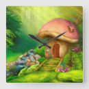 Search for cottage clocks Illustration