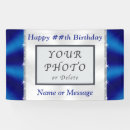 Search for 65th birthday banners Blue