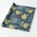 Search for green leaves wrapping paper Tropical