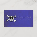 Search for crossbones business cards Skull