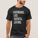 Search for barista mens tshirts Maker