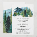 Search for mountain rehearsal dinner invitations Forest