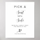Search for sit anywhere wedding signs No assigned seating