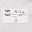 Search for fine dining business cards Cuisine