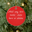 Search for ruby red round christmas tree decorations Scarlet