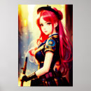 Search for cute anime girl posters Colourful
