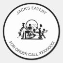 Search for eatery stickers Typography